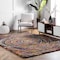 Nuloom Ardelle Swirl Shaggy Area Rug 4ft x 6ft OZXL03A-406 - alternate 1